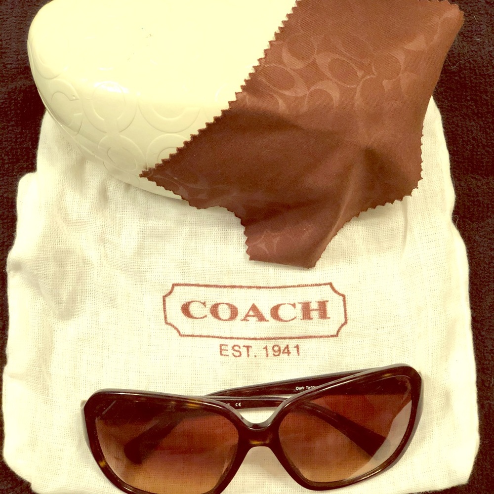 Coach sunglasses with case